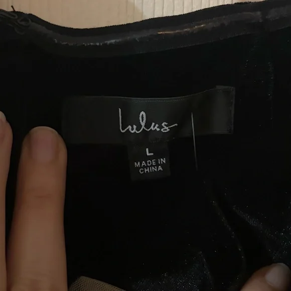 🖤✨ NWT Lulus “My Dream Come True” Black Velvet Strapless Maxi Dress ✨🖤 - Picture 7 of 13